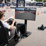 they boy control FPV car