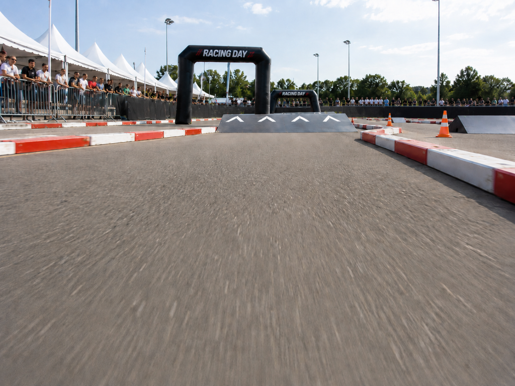 view from FPV car