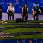 people playing Bike Pedal Racing game