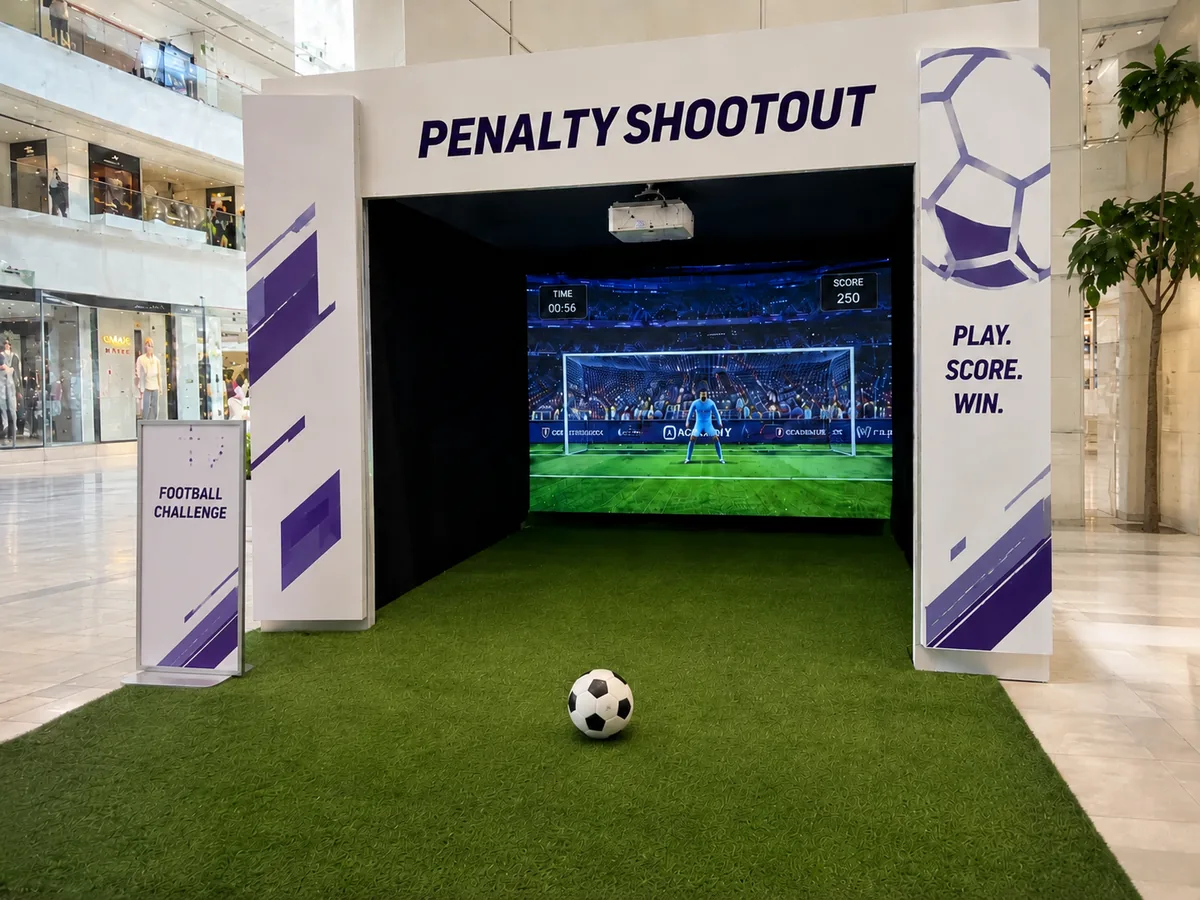 football simulator setup