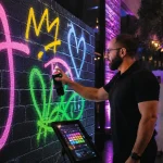 digital graffitty wall