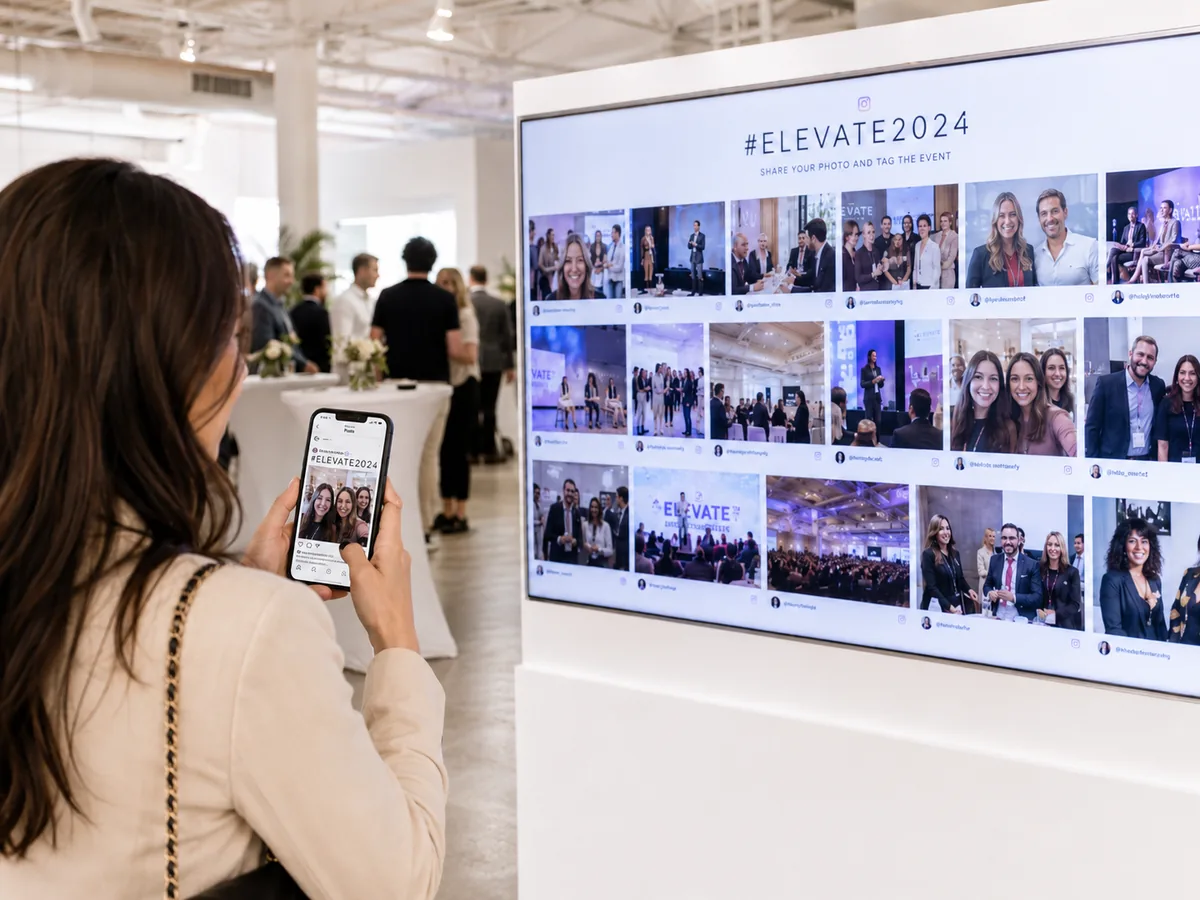 insta wall on event