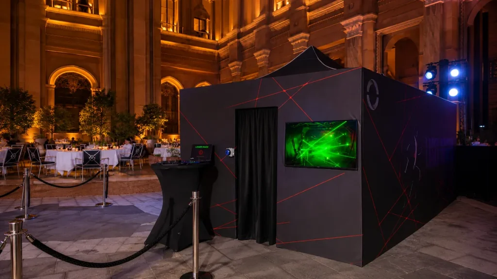 laser maze setup