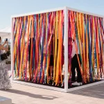 photo zone ribbon cube