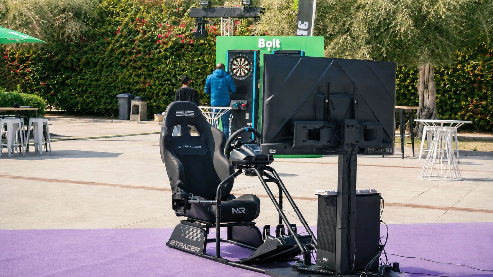 racing simulator setup