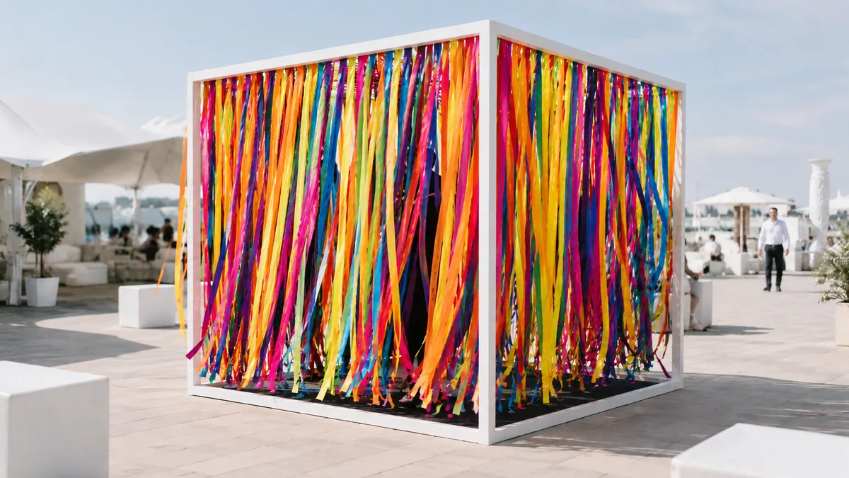 ribbon cune photo zone
