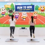 people running on a sport activity