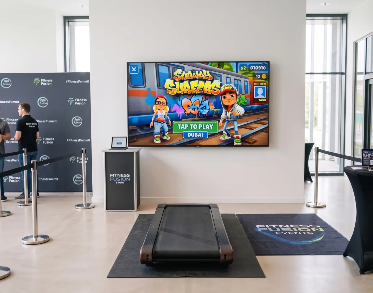 running station for event