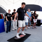 man on skateboard simulator