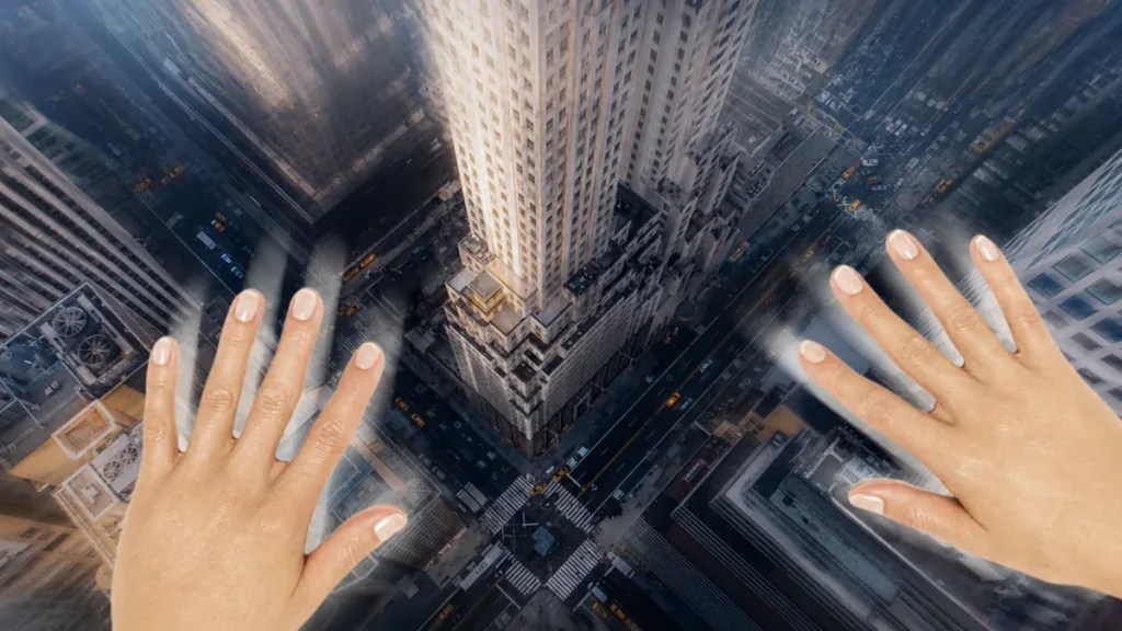free fall vr game