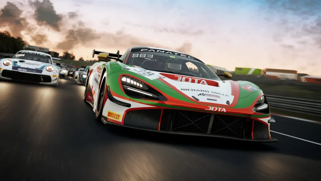vr game for racing simulator