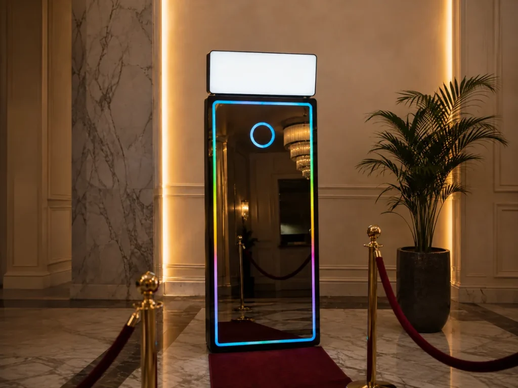mirror photobooth in event