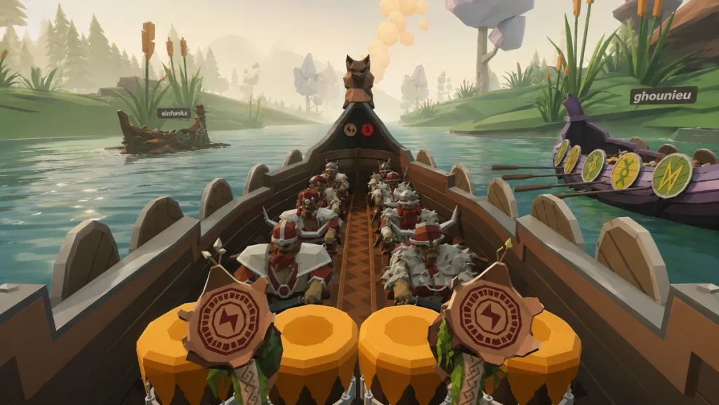 VR game drums