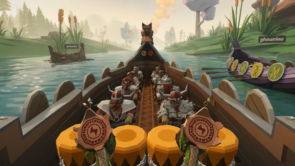 VR game drums